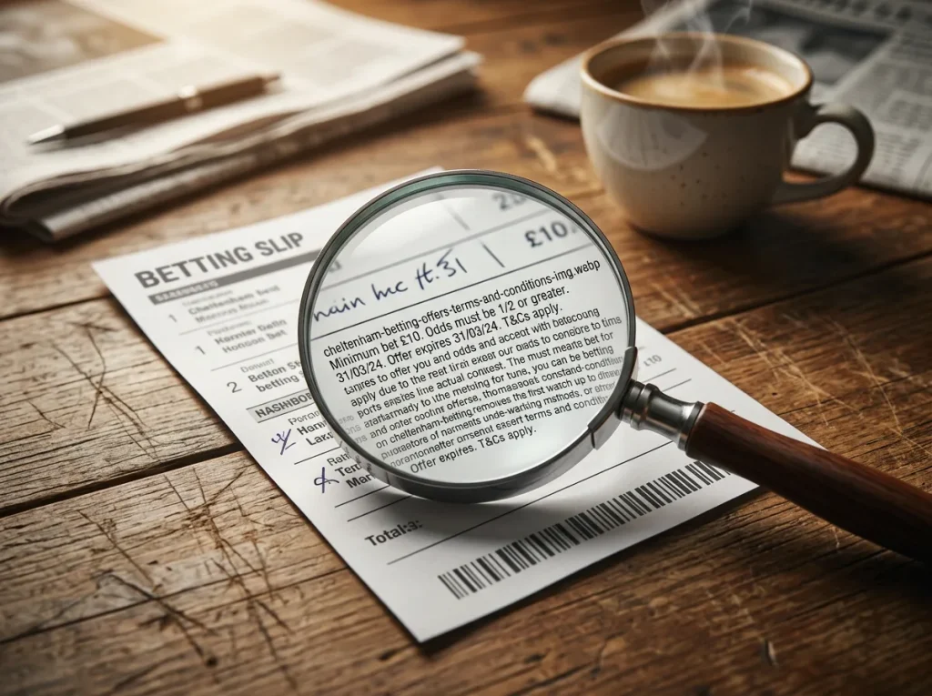 Guide to understanding terms and conditions of Cheltenham betting offers